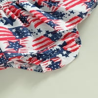 4. srpnja Tutu haljina s američkom zastavom za novorođenu djevojčicu Dan neovisnosti kombinezon s američkom zastavom