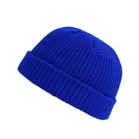 Kapa s kapom, jednobojna pletena ženska kapa, skijaška krupna kapa lubanje, bež slobodne veličine