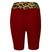 Kratke hlače u obliku krpica, kratke temperamentne tajice, joga donji dio, mekane ženske hlače u crvenoj boji
