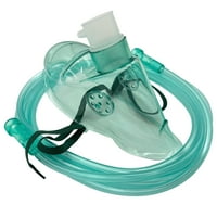 1pk maska ​​za kisik odraslih s okretnim adpaterom i 6,8ft rezistentnim cijevima za drobljenje