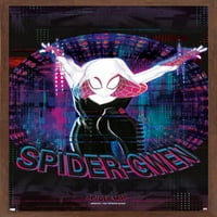 Zidni plakat Spider-Man: s druge strane elementa pauka - Guen spider, 14.725 22.375 uokviren