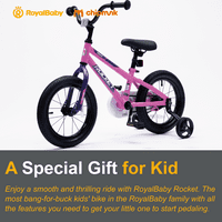 12-inčni bicikl dječji bicikl za dječake u ružičastoj boji