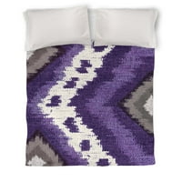 Plemeni ikat Plum Duvet naslovnica