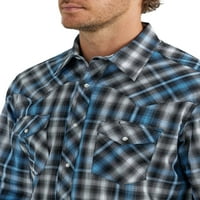 WRANGLER® muški i veliki muški redovita fit dugih rukava zapadna košulja, veličine S-5xl