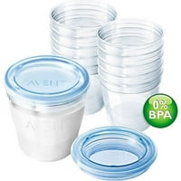 Početni set za pohranu majčinog mlijeka bez BPA, 10 pakiranja