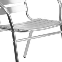 Chictail aluminij u zatvorenom stolici s trostrukim leđima s leđima i rukama