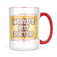 Neonblond, najbolji liječnik na svijetu, sretna žuta šalica kao poklon ljubiteljima kave i čaja