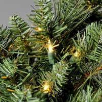 Vrijeme praznika Presvijetljeno Scottsdale Pine Umjetni božićni vijenac, 24
