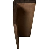 Ekena Millwork 10 W 10 h 22'l 2-strana gruba pilana endurathane fau Wood Strop Grep, star pepeo