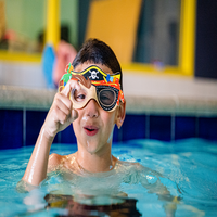 Naočale s likovima-zabavne dječje naočale za plivanje u bazenu-Naočale za maglu s UV zaštitom i mekanim silikonskim