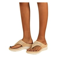 Rasprodaja, ženske sandale u A-listi, ljetne Ležerne sandale s okruglim prstima, udobne sandale na visoku petu,