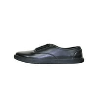 Tanleewa ženske otporne na klizanje čipke radne cipele crna koža Sigurnosna cipela Veličina 6
