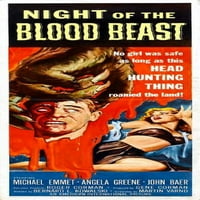 Filmski plakat noć krvave zvijeri, umetak za filmski plakat 14 936, Višebojni kvadratni plakati za odrasle, najbolji