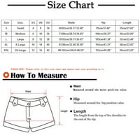 Topovi bez granica rasprodaja ženske ljetne pamučne lanene hlače Plus Size s printom pet točaka casual kratke