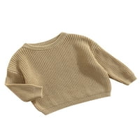 Dječaka za dijete Dječaka, džemperi topli dugi rukavi pleteni vrhovi pulover jesenska proljetna odjeća