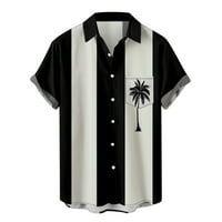 Velika ušteda za oca, Poropl Summer Hawaiian majice s kratkim rukavima za muškarce za čišćenje pod $ bijelom veličinom