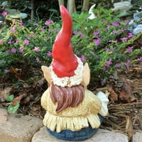 Homestyles 60 s Janice Chick Cvjetni dijete hipi meditiranje joge Zen Gnome Home & Garden Gnome Statup 10 h