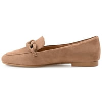 Brinley Co. Women Tru Comfort pjena mekanog kvadratnog nožnog prsta loafer ravan