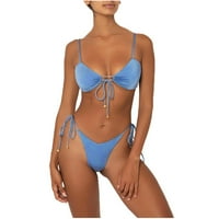 Dvodijelni Ženski kupaći kostim, tiskani ljetni dvodijelni kupaći kostimi, Bikini odjeća za plažu