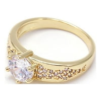 Popularni prsten od cirkona u Europskom i američkom stilu, atmosferski modni prsten od zlata