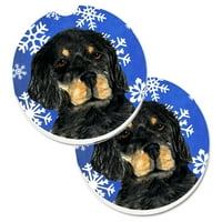 Carolines Treasures SS4653CARC Gordon Setter Zimske pahulje Svečani skup auto подстаканников za подстаканников,