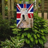 94935 pšenični terijer s mekom dlakom s engleskim Union Jackom britanska zastava veličina zastave za vrt, vrt