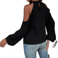 Ženske bluze bluza s otvorenim ramenima Crna ' S