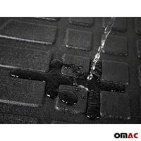 Prilagođene podne prostirke + Trunk teretni oblog za Honda Civic SD 2012- 3d Black Set