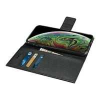 Fulio novčanik futrola iPhone XS MA 3-in-novčanik u crnoj boji