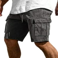Wooving muškarci plaže kratke hlače elastično struka dna salon ljetne kratke hlače muške ravne noge odmor mini
