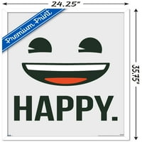 Emoji - plakat Happy Wall, 22.375 34