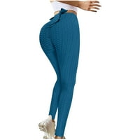 Joga hlače ženske visoke struke čvrste boje uska fitness joga hlače gole skrivene joga hlače na klirensu