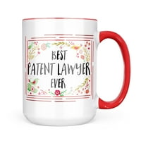 Neonblond sretni cvjetni granični patentni odvjetnik šalica poklon za ljubitelje čaja za kavu