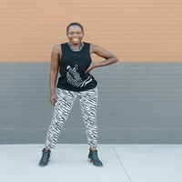 Ženska majica bez rukava s uzorkom zebre iz mumbo-a