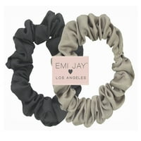 Emi Jay Classic Scrunchies, Neutral