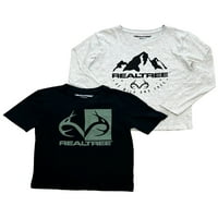 Grafičke majice dugih rukava Realtree Boy, veličine 8-18