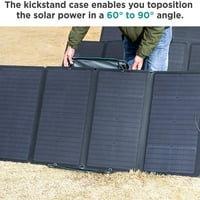 Prijenosni solarni panel od 160 vata za elektranu, sklopivi Solarni punjač s podesivim postoljem, vodootporna