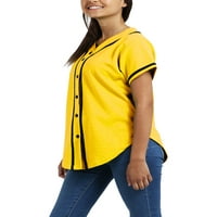Hip Hop Ženski Baseball dres na kopčanje u stilu hip hopa softball majica kratkih rukava sportska odjeća