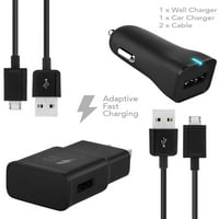 IXIR HTC DRIOD DNA punjač Micro USB 2. Kabelski komplet prema IXIR - {Wall Charger + punjač automobila + kabel}