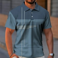 Rasprodaja muških majica za muške Casual Golf Sportske polo majice s izrezom u obliku slova u i kratkim rukavima