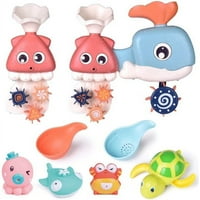 Zabavno Male igračke za kupku igračaka za malu djecu s vodopadom, Squirters za kupanje, igračke za kupanje i šalice