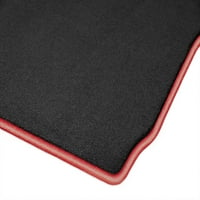 Ram šasija crna s crvenim ivice tepiha prostirke za podne prostirke, prilagođeno prikladno za 2011., 2012, 2013,