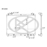 Koyo hlađenje aluminijska jezgra radijator, plastični spremnik se odabere: Suzuki Grand Vitara Luxury, 2009.-