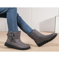 Pouzdane ženske čizme za snijeg udobne vodootporne čizme do sredine teleta radne neklizajuće lagane čizme za hodanje