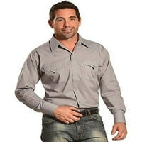 Eli stočar, velika i visoka, jednobojna košulja s dugim rukavima u zapadnom stilu