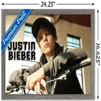 Justin Bieber - plakat na zidu s biciklom, 14.725 22.375