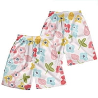 Muške Ležerne kratke hlače s cvjetnim uzorkom, havajske kratke hlače za plažu širokog kroja, kratke hlače s džepovima