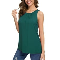 Ženski osnovni minimalistički vrhovi ljetne Ležerne jednobojne majice bez rukava Proljetna rasprodaja