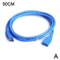 3. Unesite muški do ženski produžni kabel za sinkronizaciju podataka, plavi produžni kabel 9855