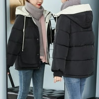 Ženske donje jakne vodootporni patentni zatvarači široke dukserice dugih rukava zimski topli kaputi parka